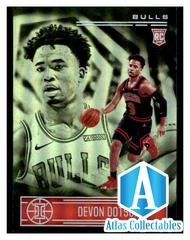 2020-21 Panini Illusions Emerald #181 DEVON DOTSON RC Chicago Bulls